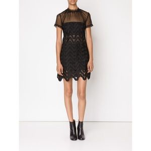 Self-Portrait Black Mini Dress